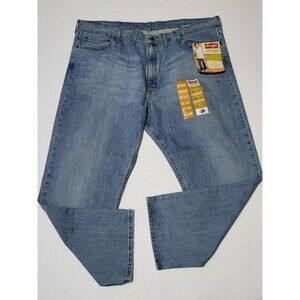 WRANGLER FIVE STAR BLUE STRAIGHT REGULAR FIT FLEX JEANS Size Men's 44x30